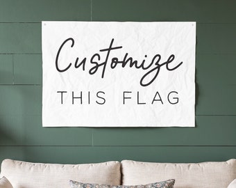 Custom Flag | Custom Banner | Custom Banner Flag | Customizable Flag