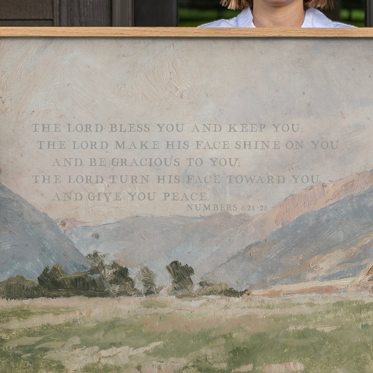 Christian Wall Art | Bible Verse Wall Art | May the Lord Bless You and Keep You | the Blessing Kari Jobe Canvas Wall Art Print | F570 - Etsy