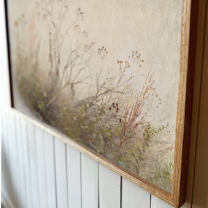 Vintage Wildflower Framed Canvas Art: Botanical Wall Decor | F160 - Etsy