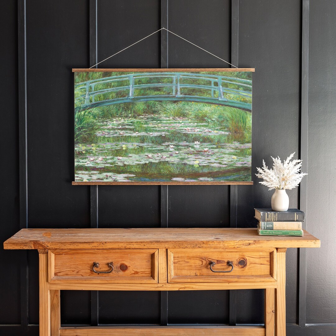 Monet Water Lily Pond Canvas Art Print: Hanging Wall Decor | 221 - Etsy