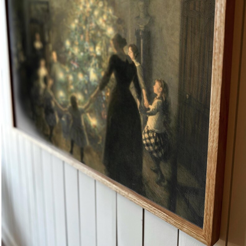 Christmas Wall Decor Christmas Tree Art Vintage Christmas Wall Decor