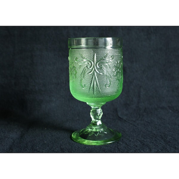 Green “tiara Glass” Etsy