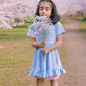 Spring Pastel Colored Twirl Dress