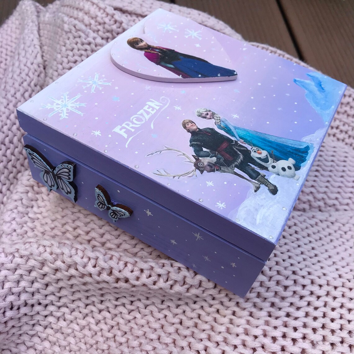 Frozen inspired box Etsy
