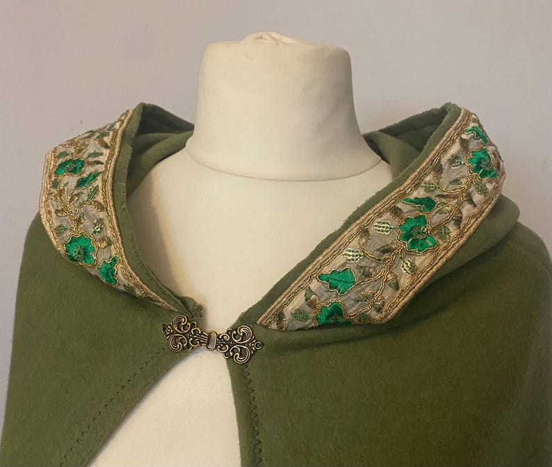Celtic Goddess hooded cape image 1