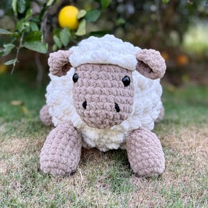 Crochet Chonky Sheep Downloadable Amigurumi PDF Pattern image 2
