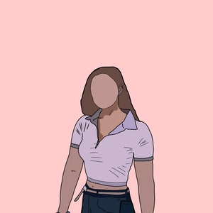 One Person Custom Digital Print