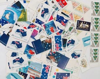 Bandera del Día Nacional de Australia, Koala, canguro, imagen, sellos relacionados, surtido de sellos de menta australianos, pegatinas para colección, álbum de recortes