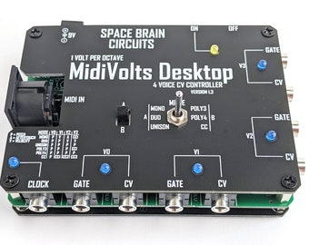 MidiVolts Desktop - Polyphonic 4 Voice Midi to CV Controller