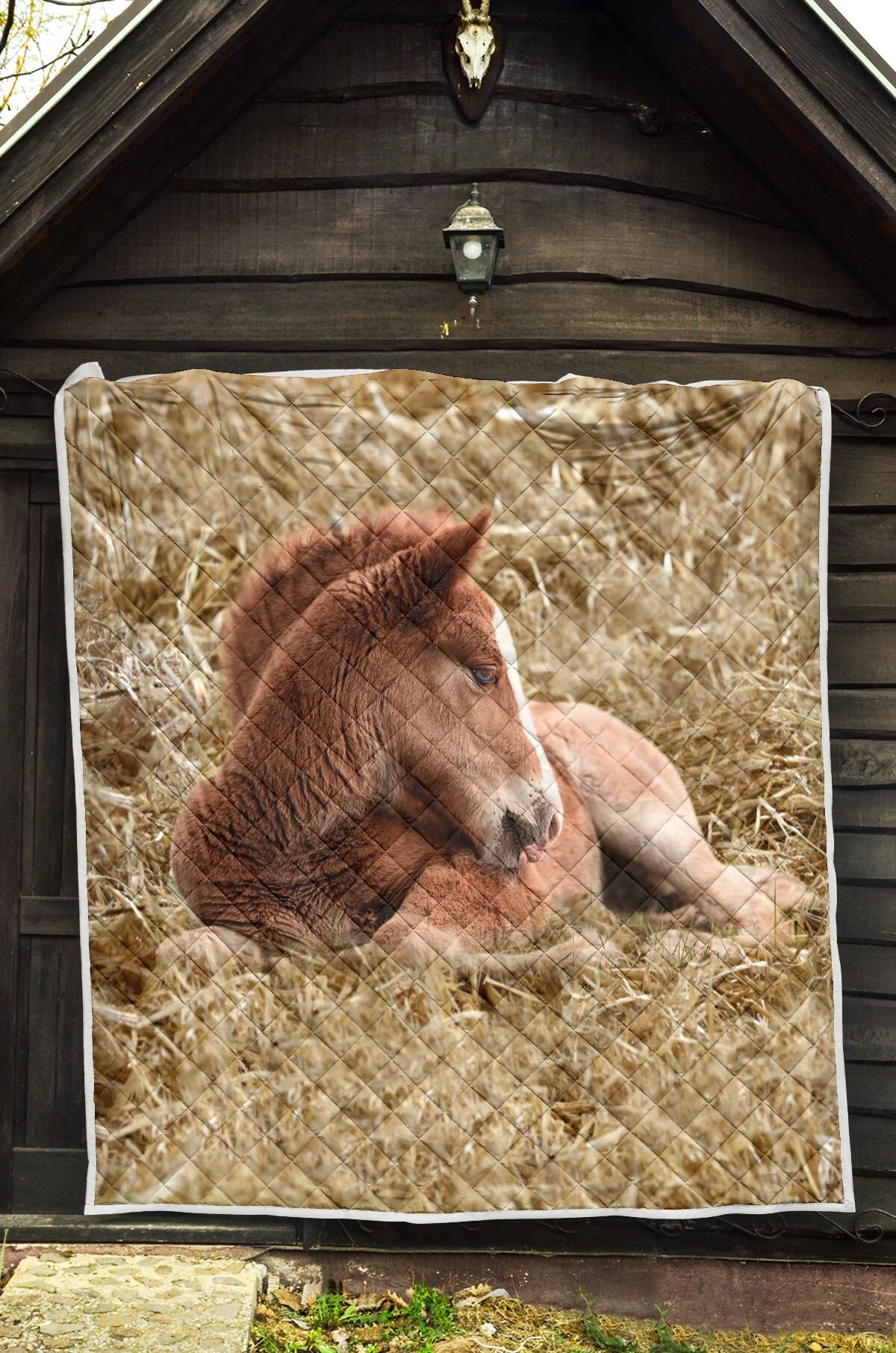 Baby Horse Feet Quilt Coziness quilt bedding printed quilt Etsy