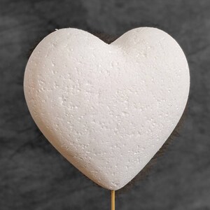 White Heartshaped Styrofoam Craft Balls For Wedding Party Decorations -   - Up to 50% Discount - Free Delivery