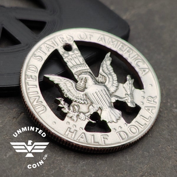 UnMinted | US Half Dollar Peace Sign Coin Cutting Tracing Jig