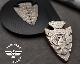 UnMinted | US Half Dollar Arrowhead Coin Cutting Tracing Jig | Coin Tool