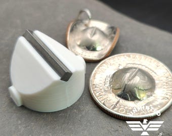 UnMinted &quot;Cowboy Hat&quot; Crown Creaser Coin Tool | White | Adds Cowboy Hat Creases