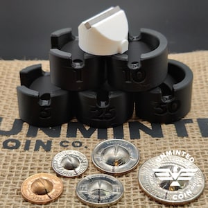 Cowboy Hut Münze Krone Creaser Aligner Set - 3D Gedruckt