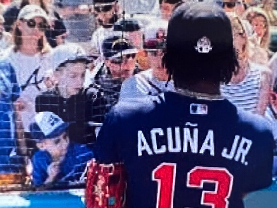 ロナルド・アクーニャ・ジュニア アトランタ・ブレーブス サイン入り