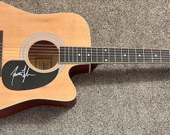 James Taylor gesigneerde blonde akoestische gitaar