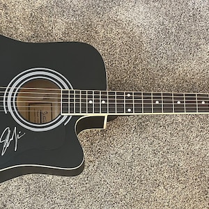 Shania Twain Signed Acoustic Guitar