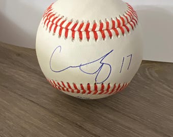ロサンゼルス・ドジャース サイン入り野球　レトロ マックス・マンシー ロサンゼルス・ドジャース サイン入り野球