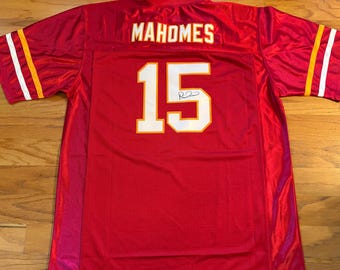 Patrick Mahomes Kansas City Chiefs Super Bowl Qb Signed Jersey