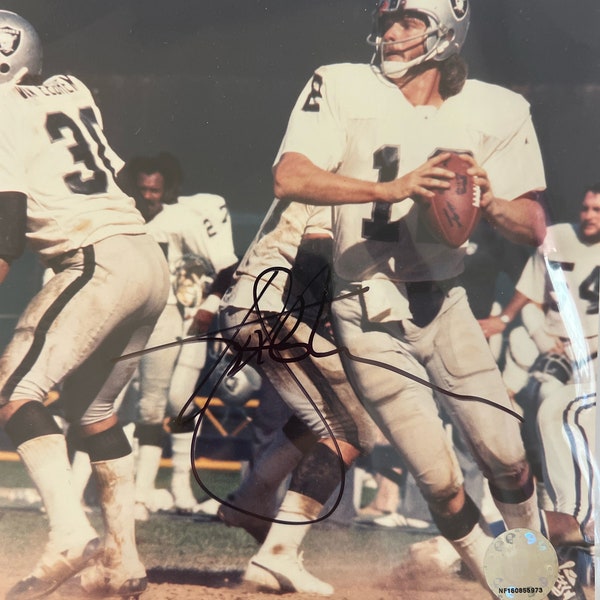 Kenny “The Snake” Stabler Oakland Raiders WB Signed Photo