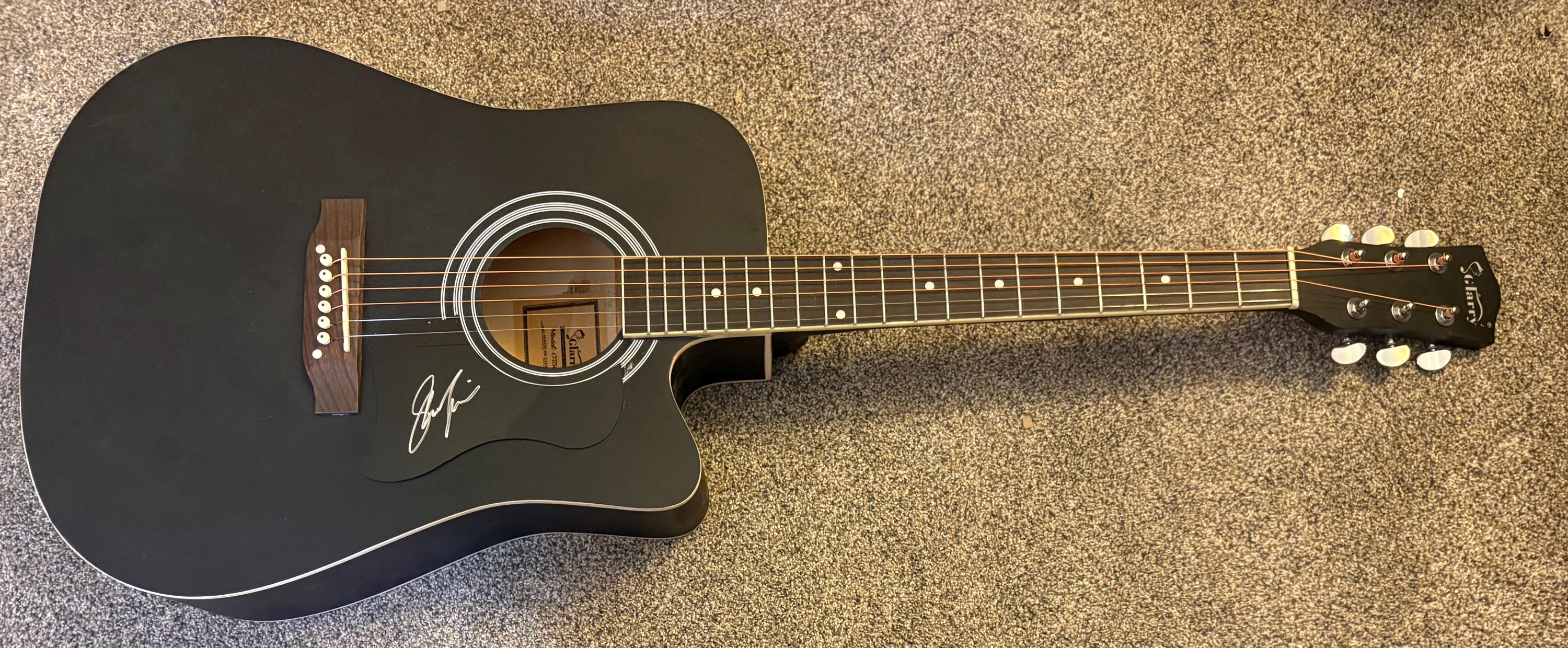 Shania Twain Signed Blonde Acoustic Guitar