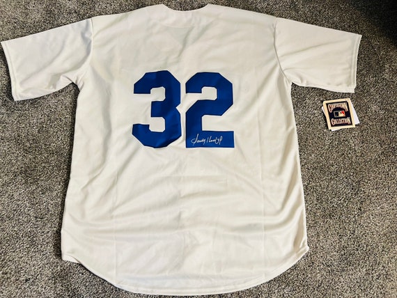 Sandy Koufax Los Angeles Dodgers Legend Signed Baseball Jersey 