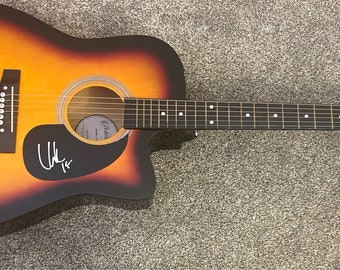 Kid Rock Signed Sunburst Acoustic Guitar