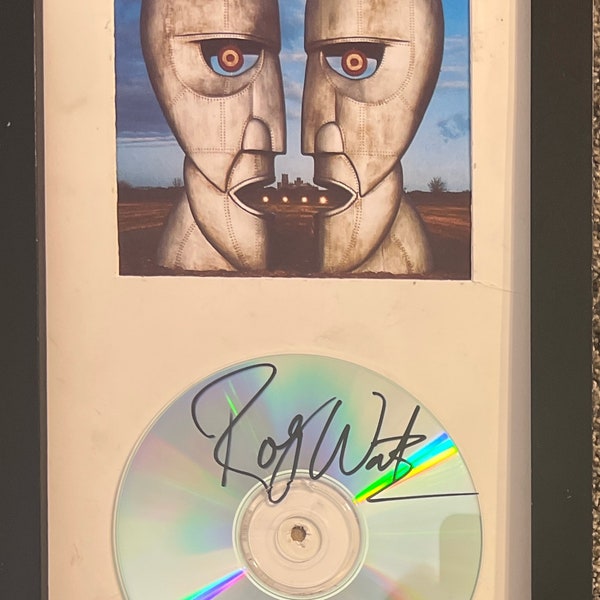 Roger Waters Pink Floyd Signed CD Framed w Cover Photo in 7x13