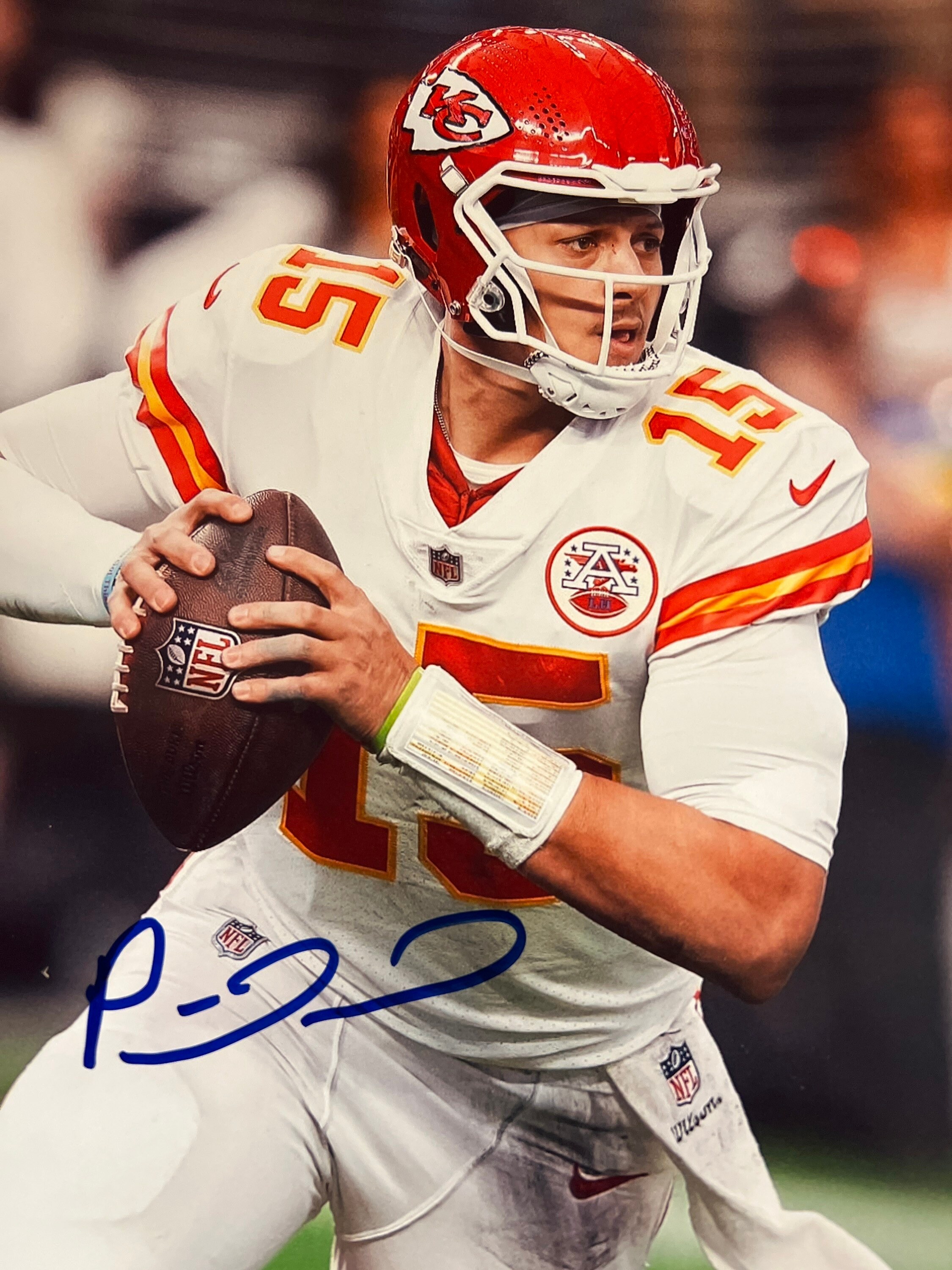 Patrick Mahomes Kansas City Chiefs Super Bowl LVII MVP QB Signed Photo