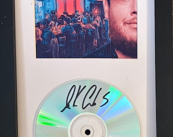 Zach Top Signed Framed CD W Cover Photo 7x13 Cold Beer and Country