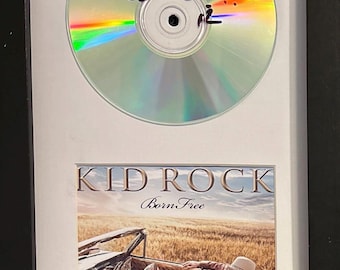 Kid Rock Signierte CD mit Titelfoto in 13x7 Born Free gerahmt