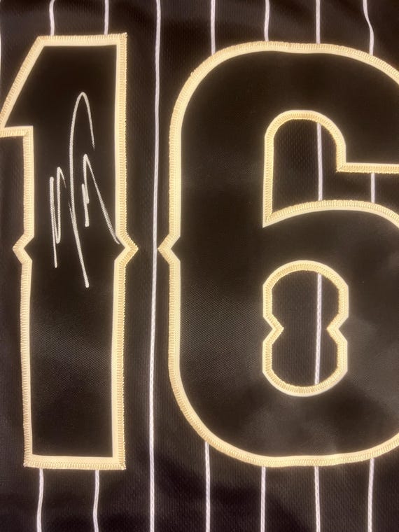 Shohei Ohtani LA Dodgers Signed Black Pi Striped Japan Samurai