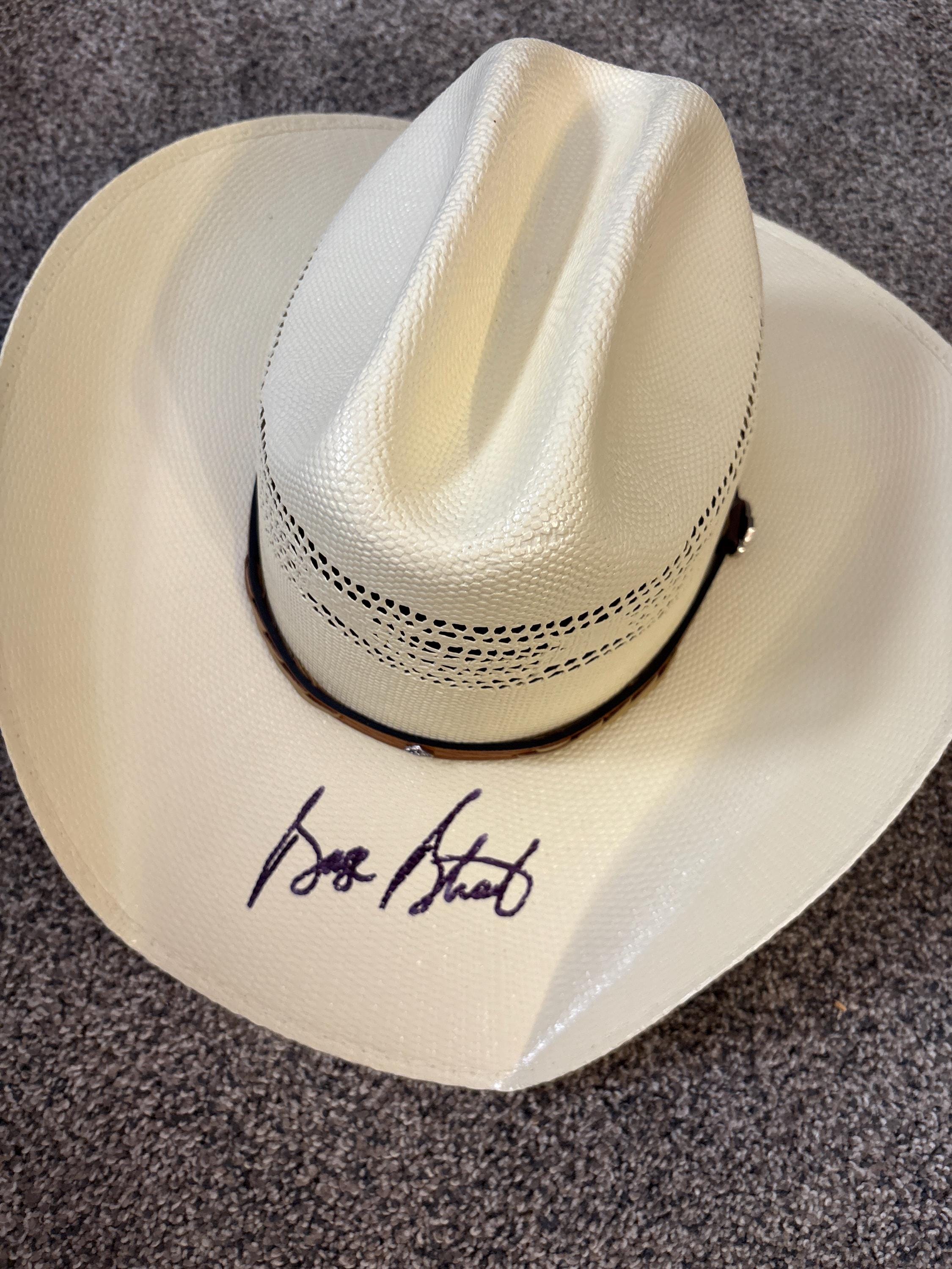 George Strait Signed White Cowboy Hat 7 1/8 - Etsy