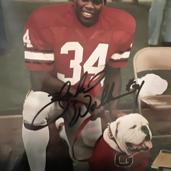 Herschel Walker Georgia Bulldogs Uga Signed 8x10 Photo Heisman