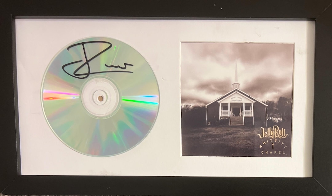 Jelly Roll Signed Framed CD W Cover Photo in 7x13 - Etsy
