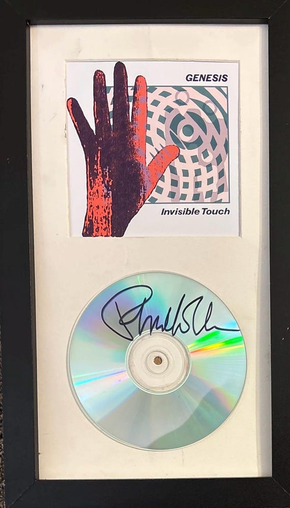美品Genesis Phil Collins CD16セット Phil Collins Genesis Signed Framed CD W/cover Photo 7x13 Invisible