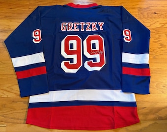 ウェイン・グレツキー直筆サイン入りエドモントン・オイラーズNHL