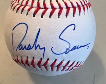 サンディ・コーファックス直筆サイン入りクリーム色 ロサンゼルス