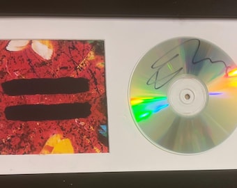 エド・シーランのサイン入りシヴァーズCDジャケット - Etsy 日本