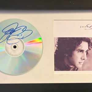 Josh Groban Signed Framed CD w/ Cover Photo 7x13