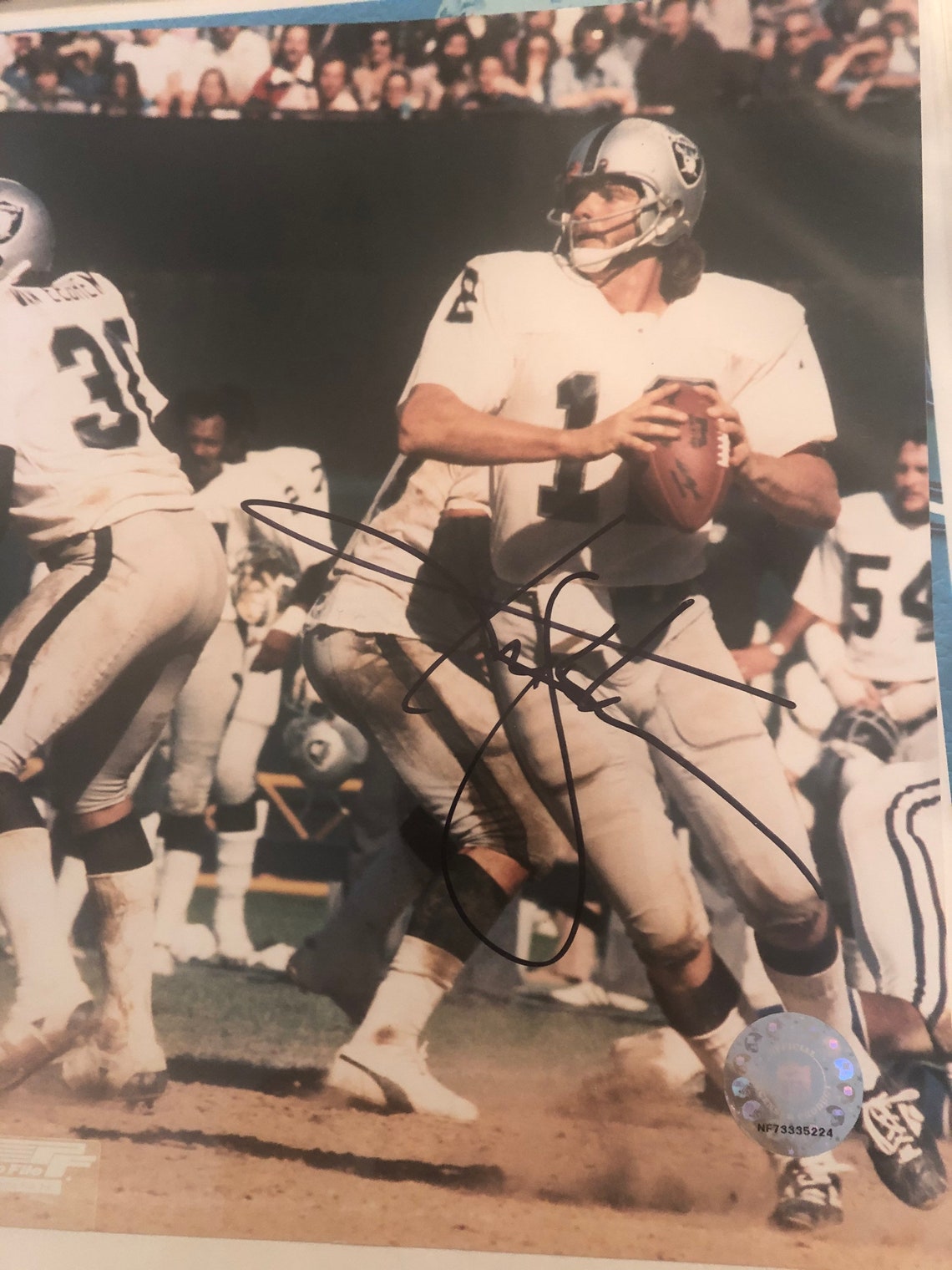 Kenny The Snake Stabler Oakland Raiders WB Signed Photo Etsy