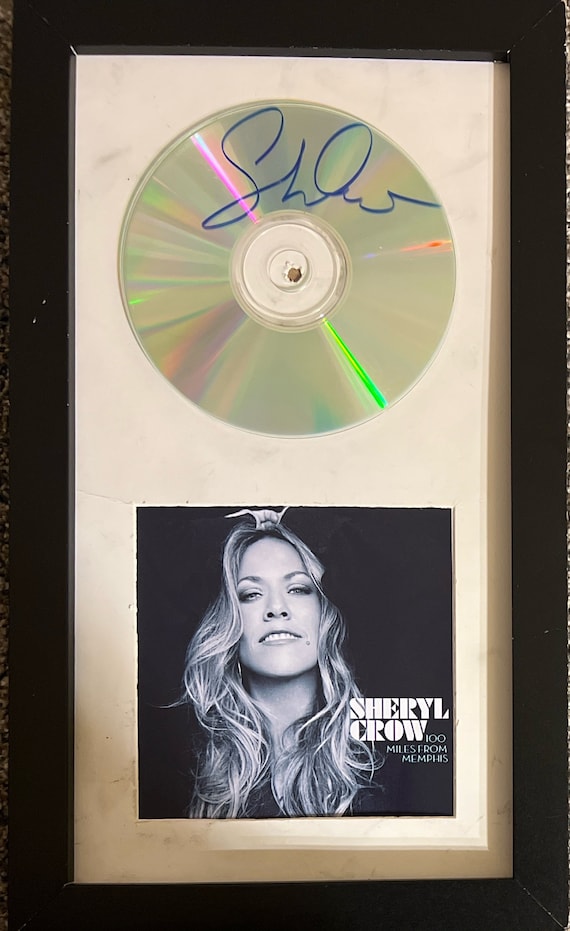 Sheryl Crow 直筆サイン入りCD シェリル・クロウ直筆サイン入りCD（カバー写真付き、7x13インチ額装