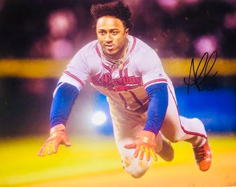 Ozzie Albies Atlanta Braves Signed 8x10 Photo World Series
