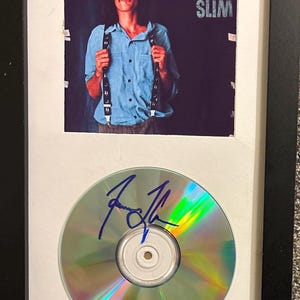James Taylor Signed Framed CD w Cover Photo 7x13 Mud Slide Slim