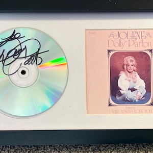 Dolly Parton ha firmato il CD con cornice e foto 7x13 Jolene
