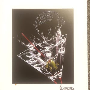 Splash Down by Michael Godard 11.5x10 Lithograph Art Print