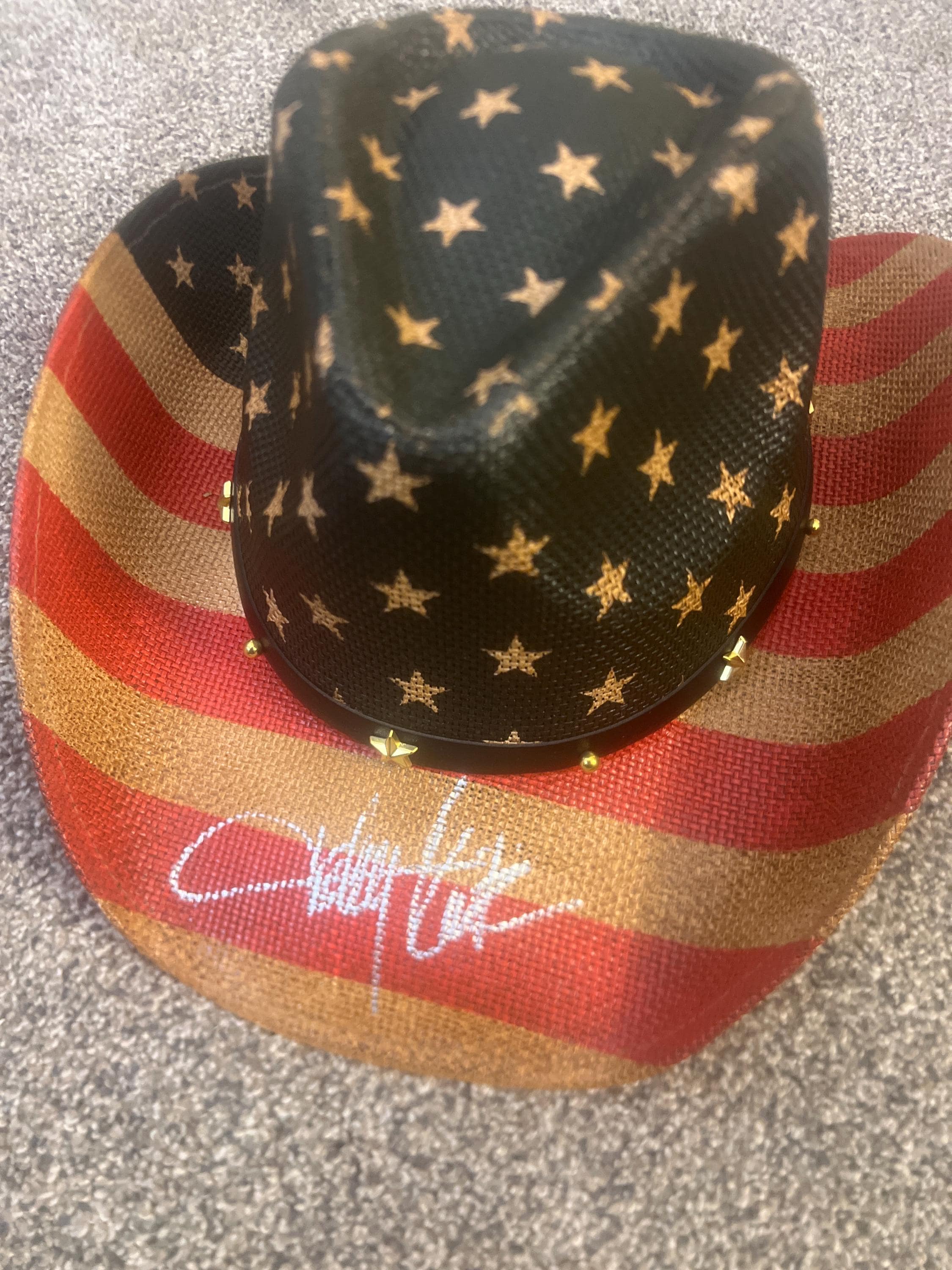 Toby Keith Signed USA Cowboy Hat