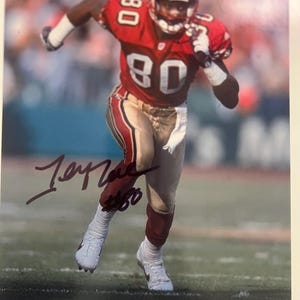 Jerry Rice San Francisco 49ers HOF WR Signed 8x10 Photo