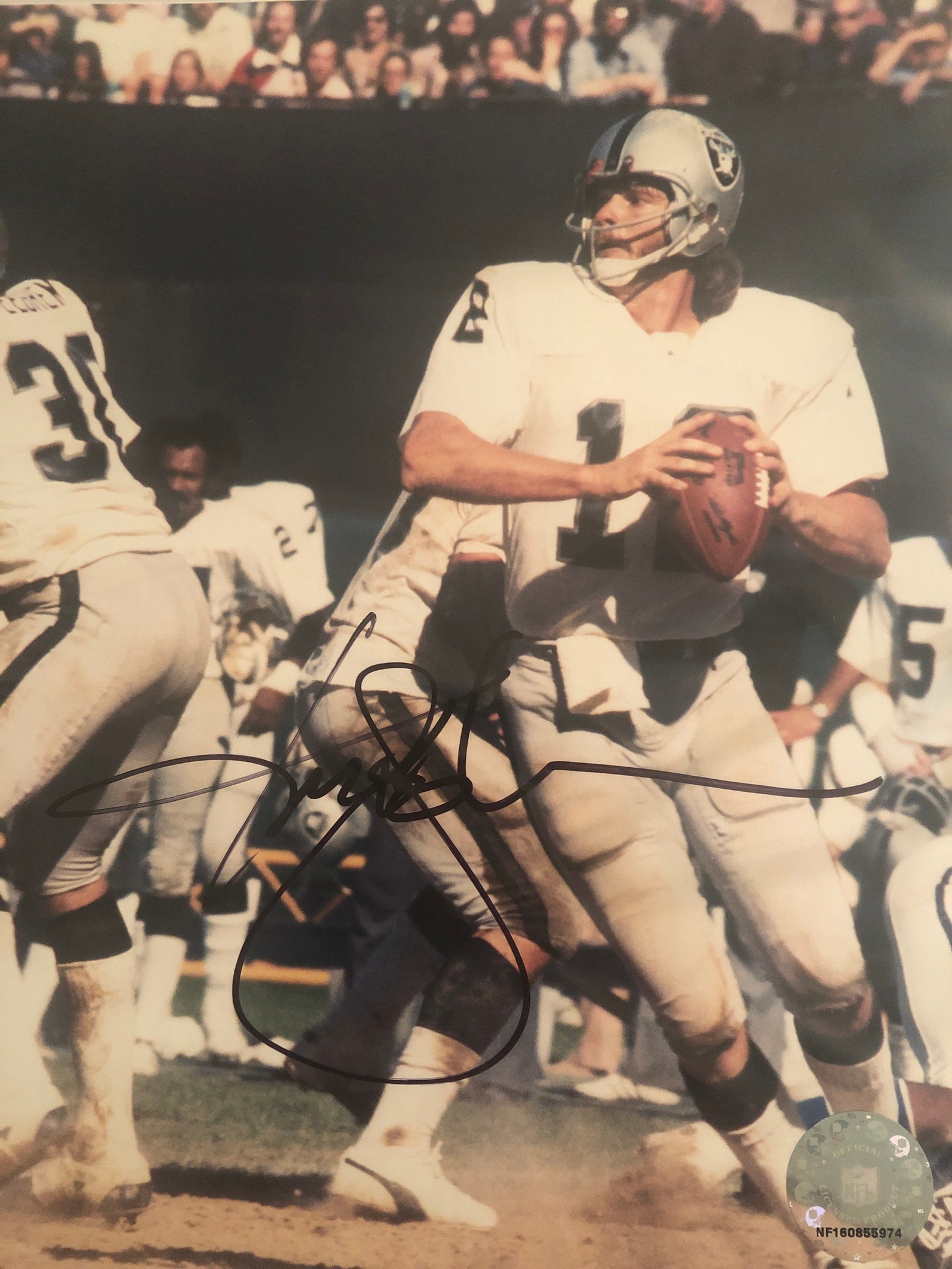 Kenny the Snake Stabler Oakland Raiders WB Signed Photo Etsy